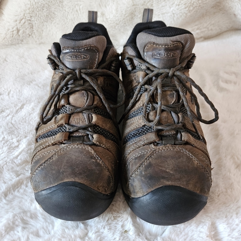 Keen Utility Flint II Steel Toe Work Shoe‎ Mens Sz 9